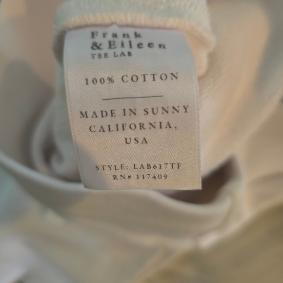 Frank & Eileen Tee Lab Women's XS Skirt White‎ Drawstring High Low Sweatshirt - Picture 4 of 13